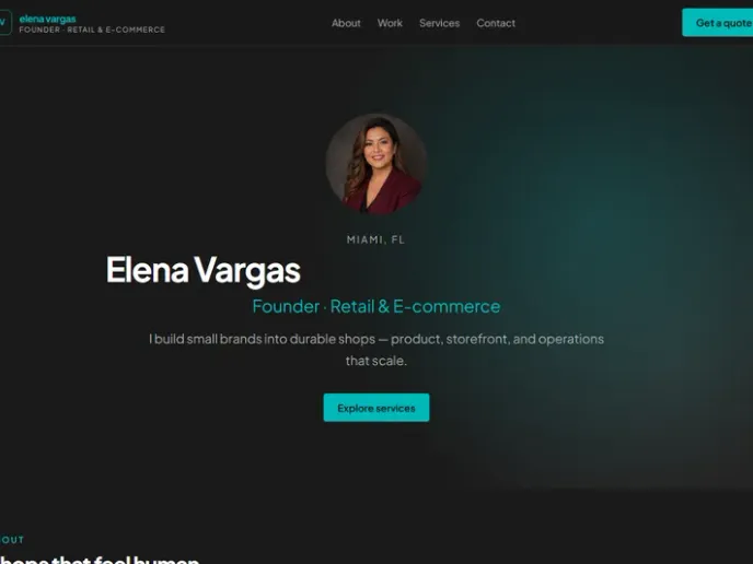 Business Starter template preview