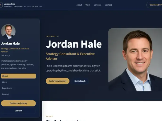 Executive Suite template preview